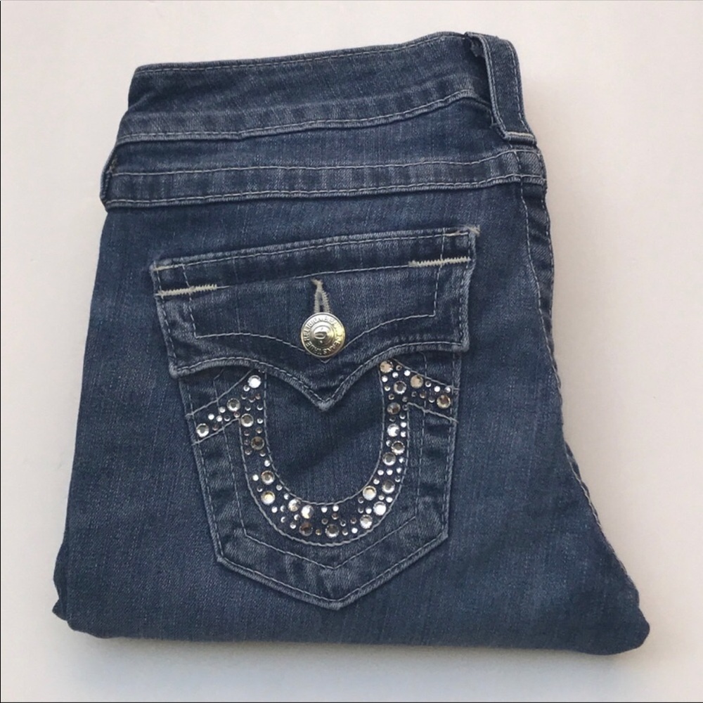 ✨True Religion✨Straight Leg Jeans Size 28